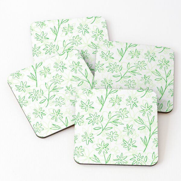Item preview, Green floral pattern  designed and sold by Moonlight-Art-.