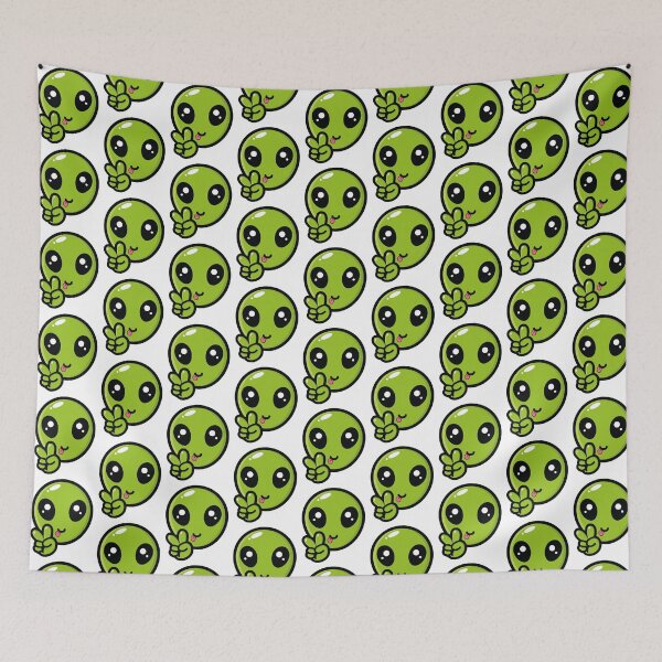 Item preview, Cute,alien peace sign designed and sold by PonyAddiction.