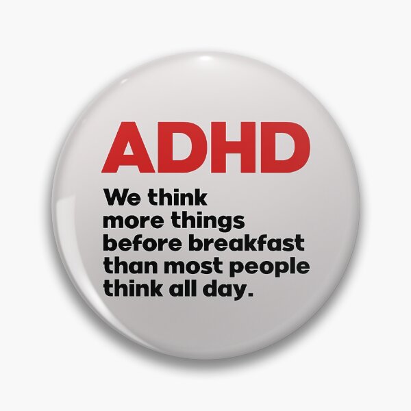 ADHD awareness Pin