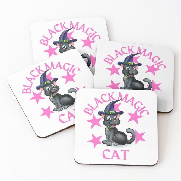Item preview, BLACK MAGIC CAT, MAGICAL CAT, BLACK MAGIC MEME, KAWAII CAT, ALLHALLOW, designed and sold by R B Chrystal.
