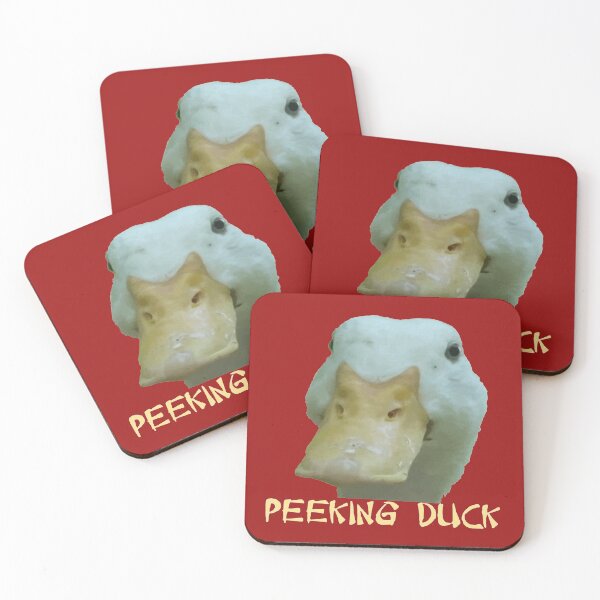 Item preview, Quirky Peeking Duck Face Over Punny Asian Text designed and sold by taiche.