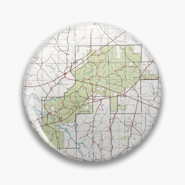 Item preview, Tuskegee National Forest Map (1972) Alabama Woodland Reserve Atlas designed and sold by BravuraMedia.