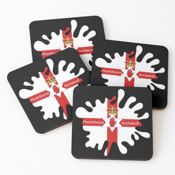 Item preview, Northern Ireland Flag Paint Splat Design designed and sold by wimblettdesigns.
