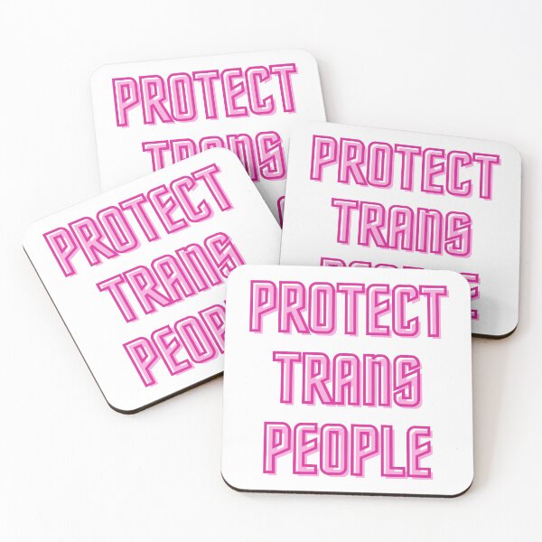 Item preview, Protect Trans People Pink designed and sold by CJ Vanderbeek.