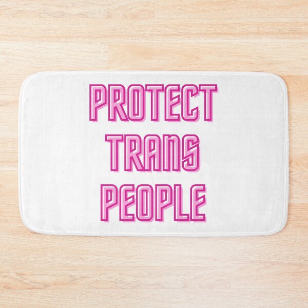 Item preview, Protect Trans People Pink designed and sold by CJ Vanderbeek.