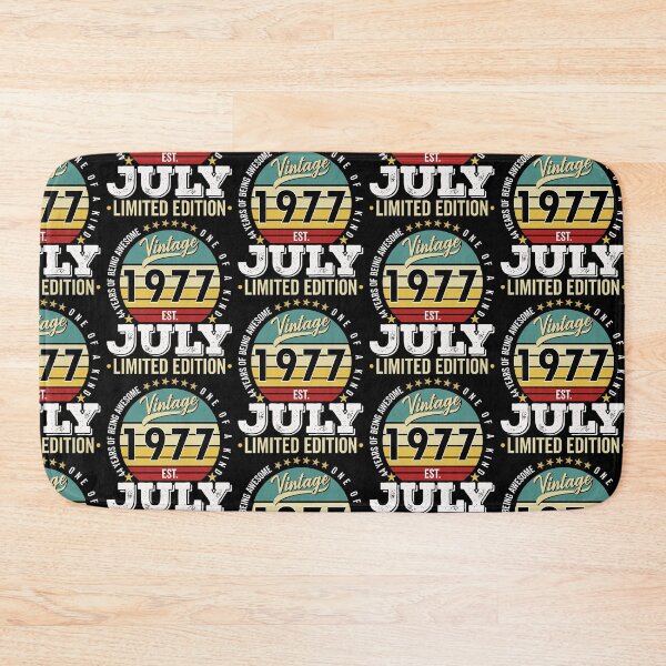 Item preview, 44 Years Of Being Awesome - One Of A Kind Limited Edition - 1977 Vintage 44s Retro, Classic, Cool, July Birthday.  designed and sold by ALITOPRINCE.