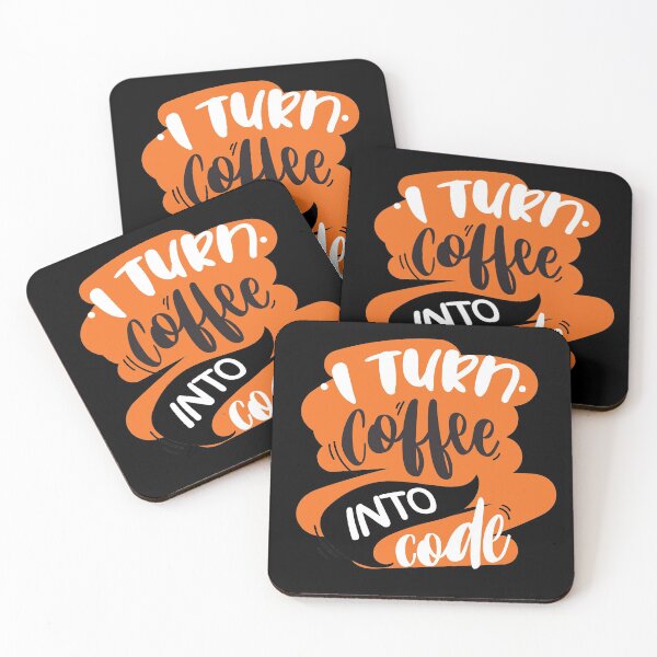 Item preview, I turn coffee into code designed and sold by Code  Monkeys.