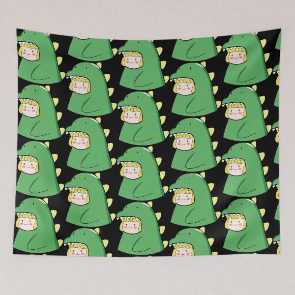 Item preview, Cute Green Croki yellow haired girl designed and sold by CuteHeaven.