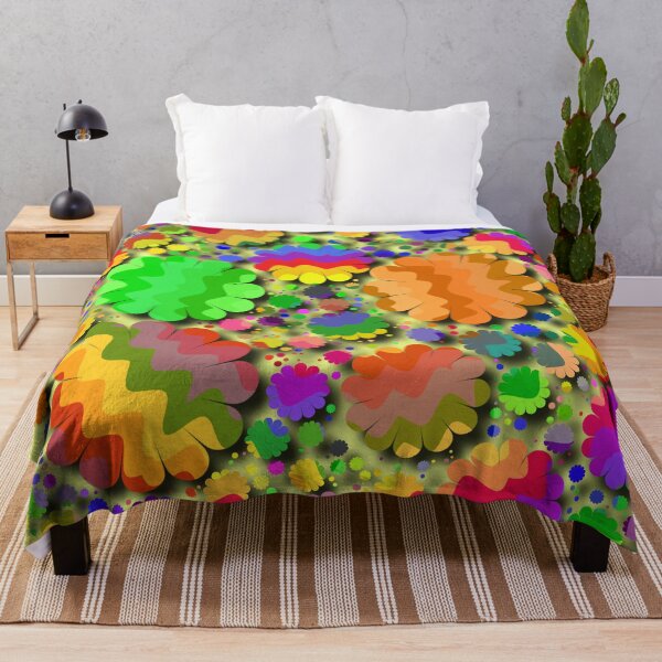 Item preview, Rainbow 3D floral pattern designed and sold by NatureArtUK.