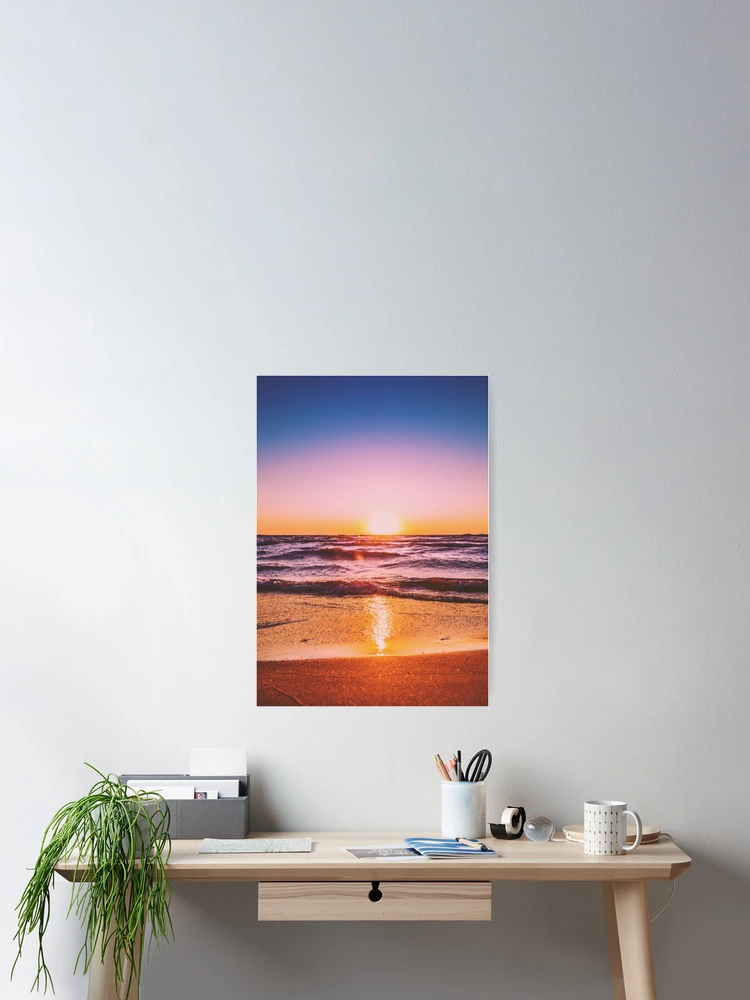 Thumbnail 2 of 3, Poster, Sunset design designed and sold by Roshan Keenoo.