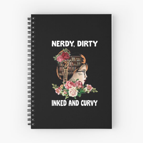 Item preview, NERDY DIRTY INKED AND CURVY TATTOO BOOK READING GIRL designed and sold by polonisisi41.