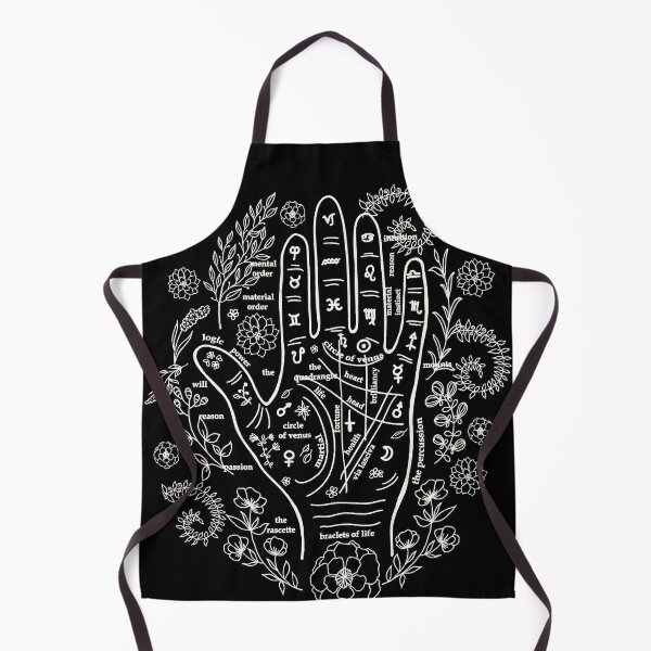Item preview, Palm Reading Fortune Telling Divination Chart - Floral designed and sold by GrimButterfly.