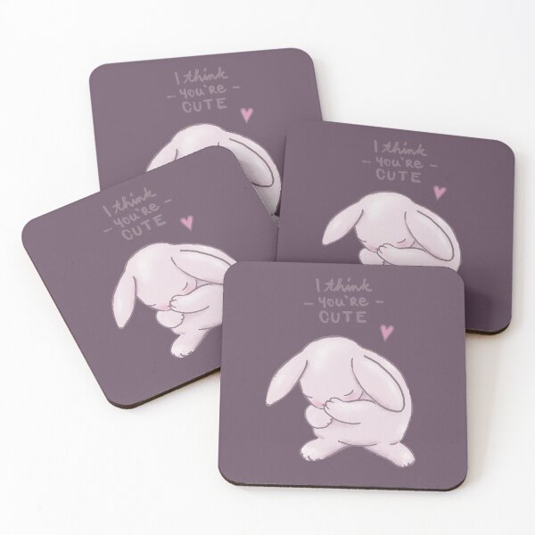 Item preview, I think you are cute, shy rabbit in love designed and sold by marina63.