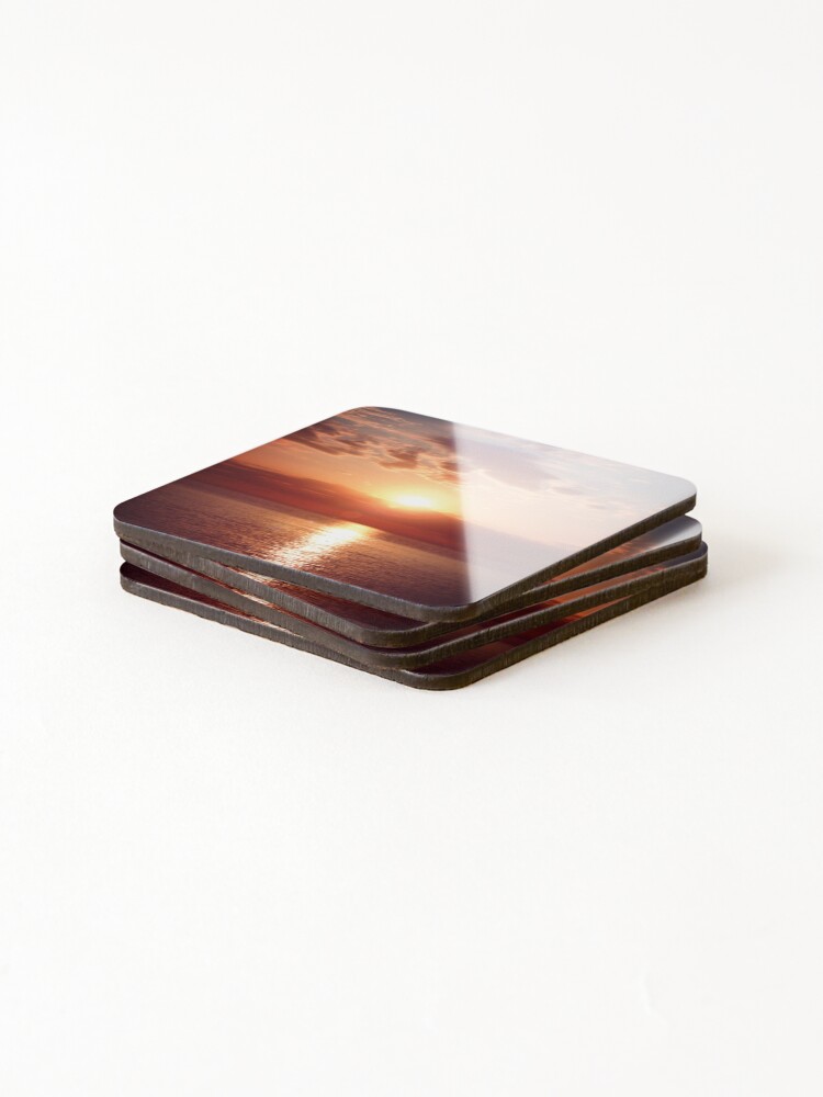 Thumbnail 4 of 5, Coasters (Set of 4), Sunset design designed and sold by Roshankeenoo.