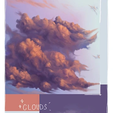 Artwork thumbnail, peach cloud by RushaHarri