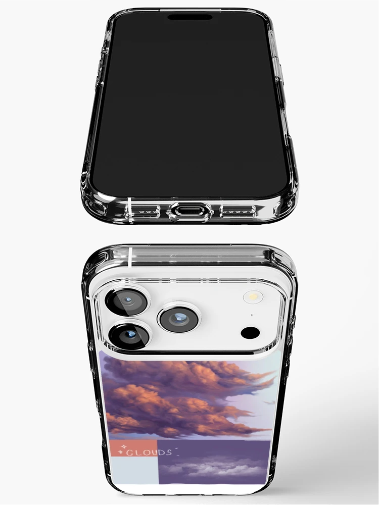Thumbnail 3 of 5, iPhone Case, peach cloud designed and sold by RushaHarri.