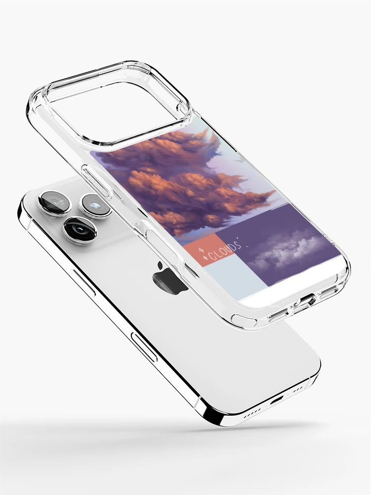 Thumbnail 2 of 5, iPhone Case, peach cloud designed and sold by RushaHarri.