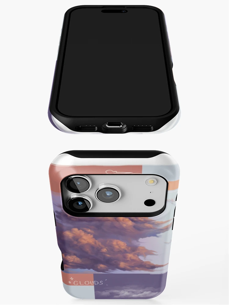 Thumbnail 3 of 4, iPhone Case, peach cloud designed and sold by RushaHarri.