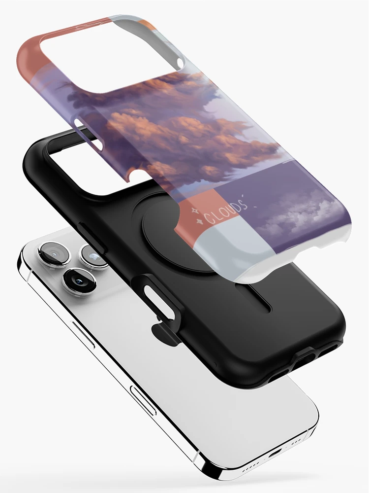 Thumbnail 2 of 4, iPhone Case, peach cloud designed and sold by RushaHarri.