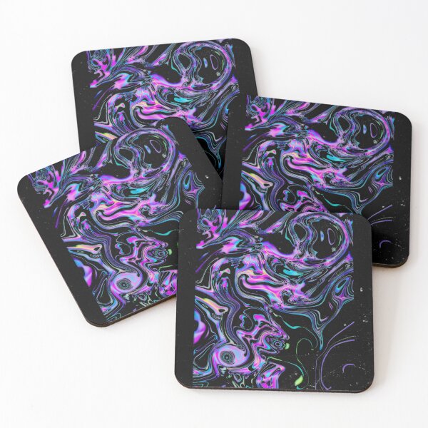 Item preview, Abstract Liquid Chrome Psychedelic Pattern designed and sold by chortlzdesigns.