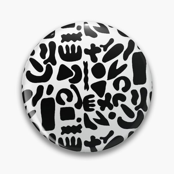 Item preview, Black and White Abstract Shapes  designed and sold by Designnary.