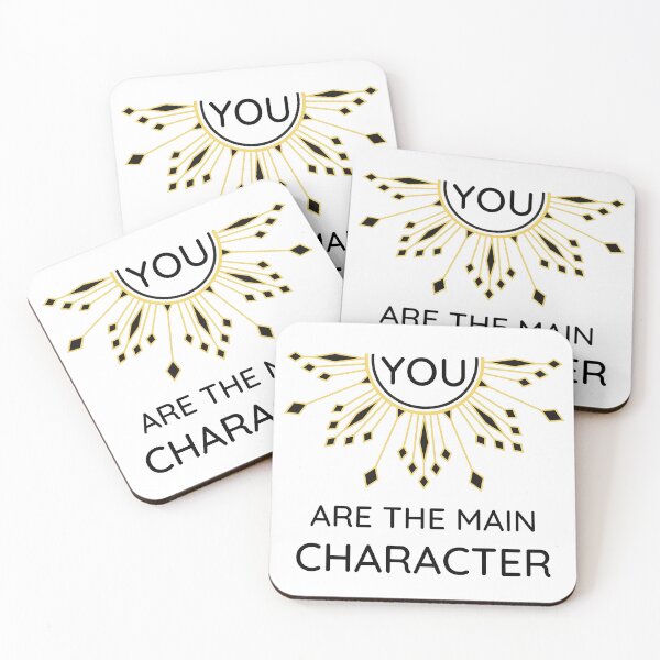 Item preview, You are the main character - You are the protagonist - Hero of your story designed and sold by For the love of Pixels.