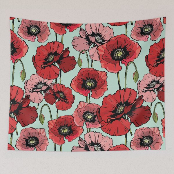 Item preview, Summer Inspiration With Red Poppies designed and sold by danikaVT.