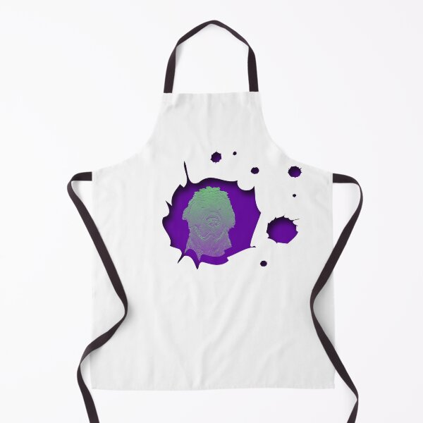 Item preview, Newfoundland dog purple designed and sold by Moonyflower.