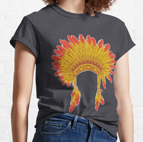 A Chiefs Feather Headdress Classic T-Shirt