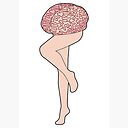 Sexy Brain Greeting Card By Smercurial Redbubble