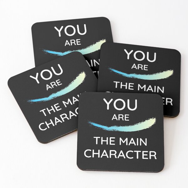 Item preview, You are the main character - You are the protagonist - Hero of your story designed and sold by For the love of Pixels.