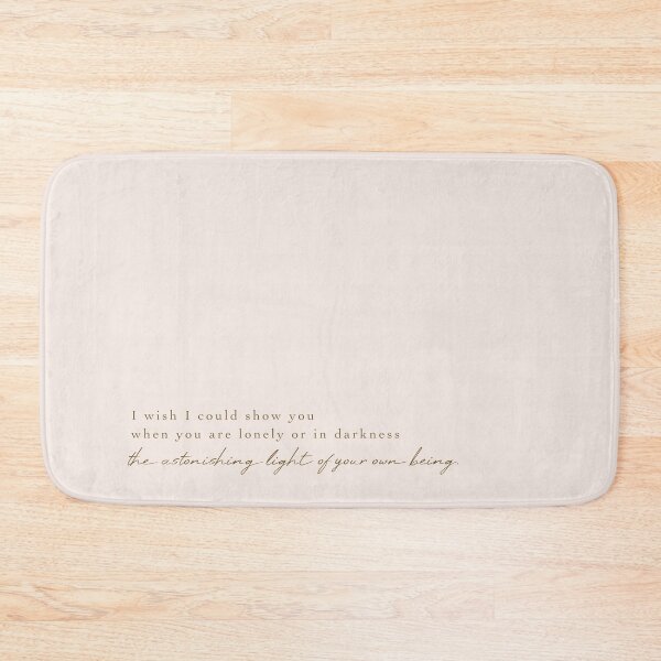 Item preview, The astonishing light of your own being, Hafiz Quote designed and sold by Simple Soul.