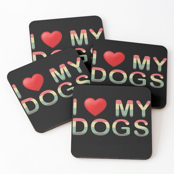 Item preview, ilove my dogs stickers designed and sold by seriesxanime.