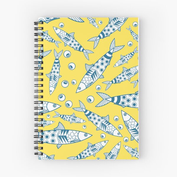 Item preview, Portuguese Lisbon Sardines Pattern Azulejos Yellow designed and sold by idovedesign.