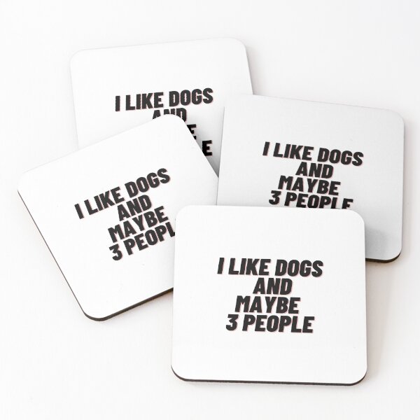 Item preview, I like Dogs and Maybe 3 people designed and sold by Cubezz.
