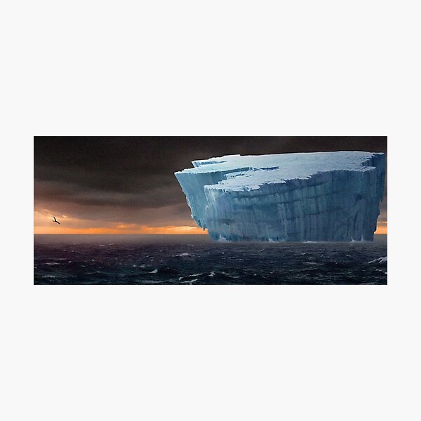 Item preview, Ice cliffs at dawn designed and sold by prastaples.
