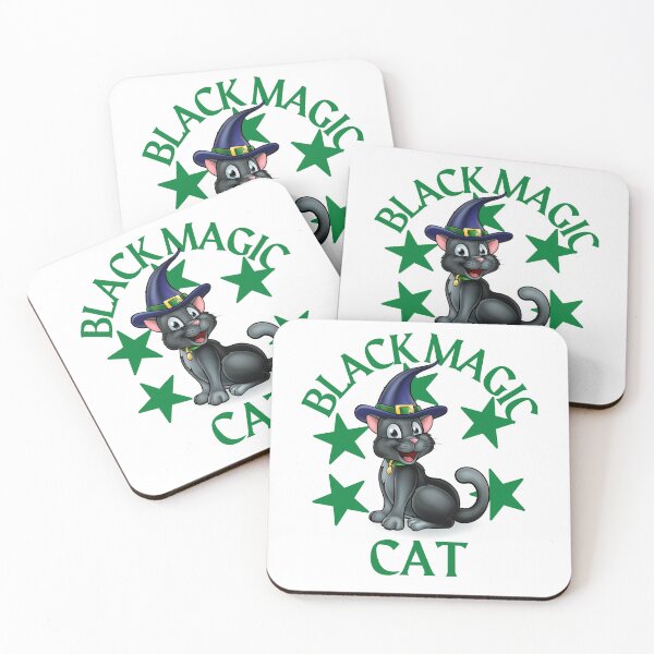 Item preview, BLACK MAGIC CAT, MAGICAL CAT, BLACK MAGIC MEME, KAWAII CAT, ALLHALLOW, designed and sold by R B Chrystal.