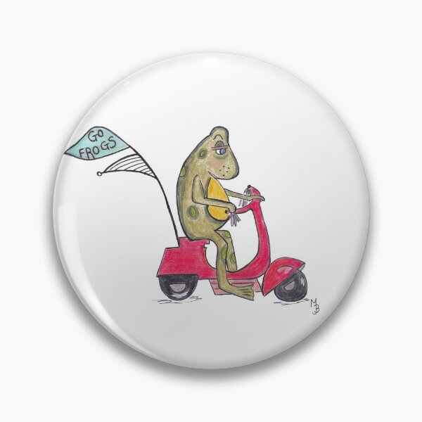 Item preview, Frog on Moped designed and sold by SouthernDoodler.