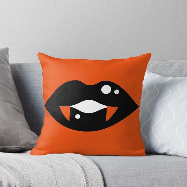 Item preview, Lips with fangs (on orange) designed and sold by SergPerep.