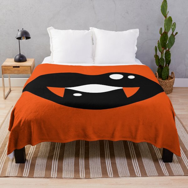 Item preview, Lips with fangs (on orange) designed and sold by SergPerep.