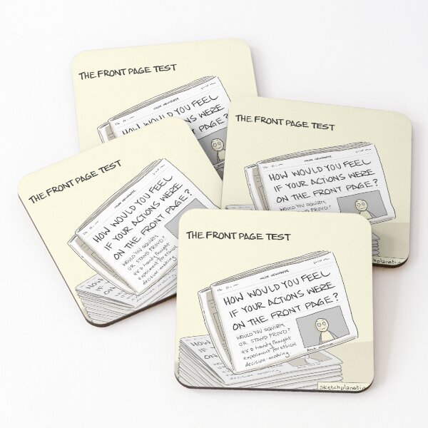 Item preview, The front page test designed and sold by Sketchplanations.