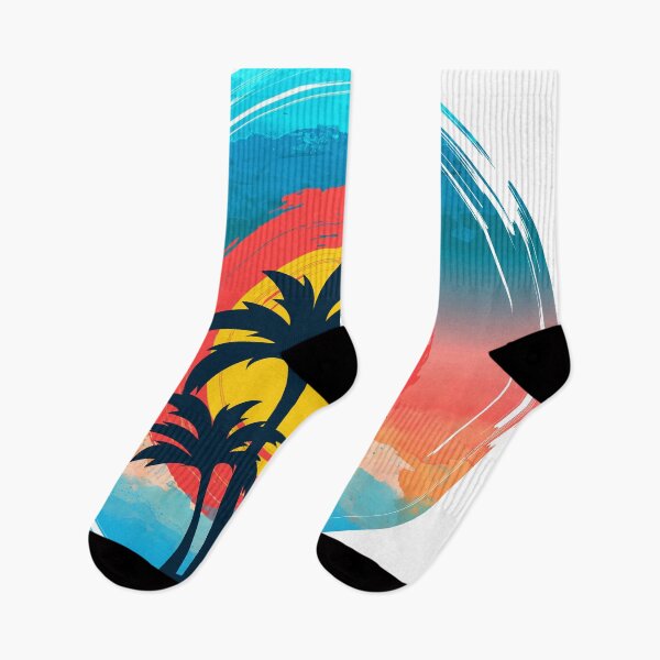 Item preview, Sunset Tropical Island Essential T-Shirt designed and sold by pondemand.
