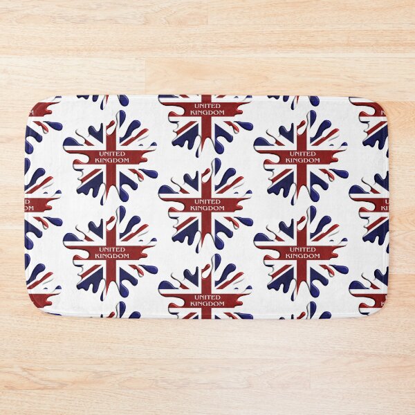 Item preview, United Kingdom Flag Paint Splat Design designed and sold by wimblettdesigns.