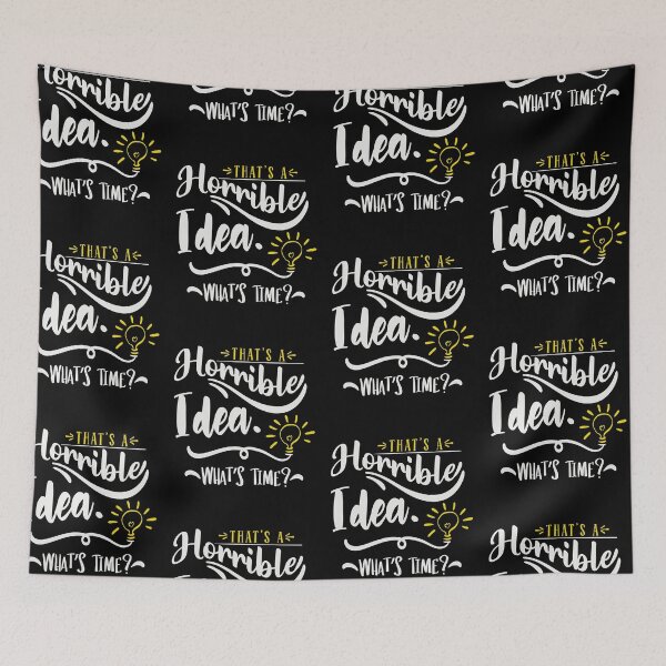 Item preview, Esa es una idea horrible ¿Qué hora es? designed and sold by FOX1999-Design.