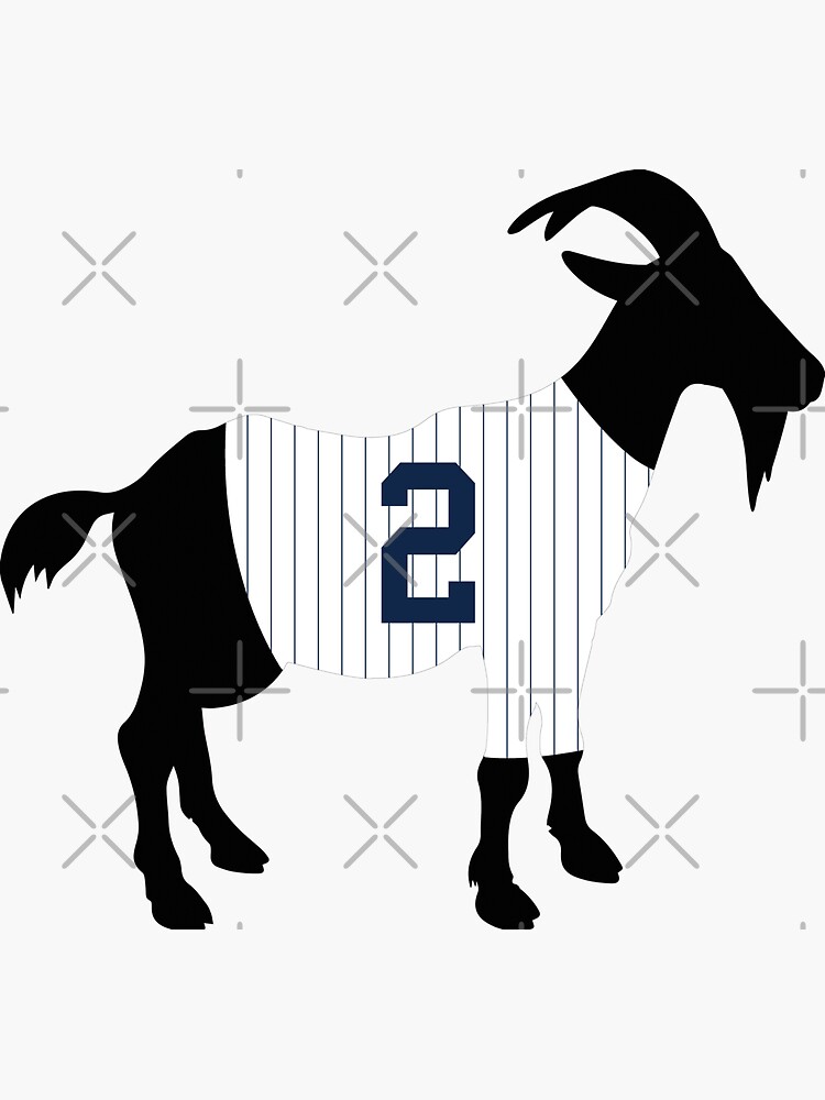 Derek Jeter #2 Jersey Number Sticker for Sale by StickBall