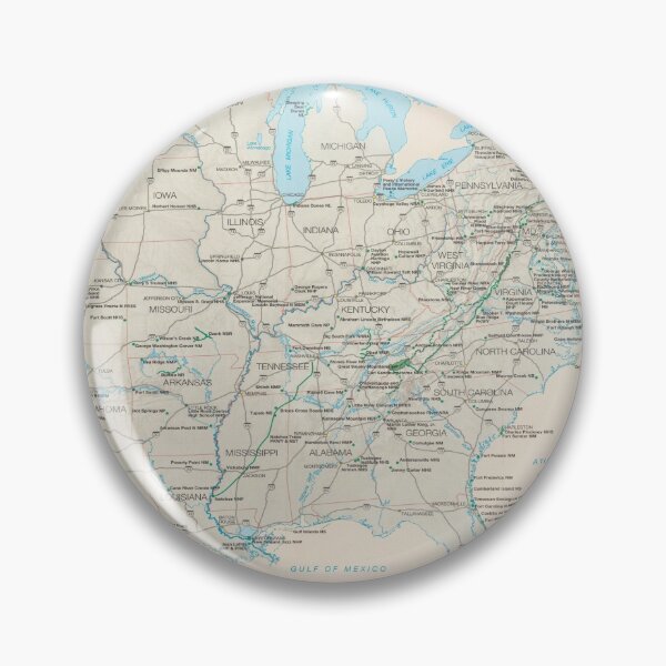 Item preview, United States National Parks Map (2000) Vintage US Recreational & Preserve Areas Atlas designed and sold by BravuraMedia.