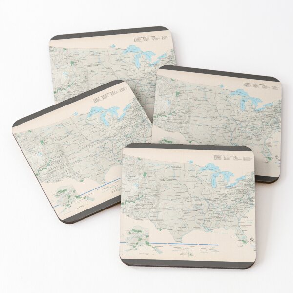 Item preview, United States National Parks Map (2000) Vintage US Recreational & Preserve Areas Atlas designed and sold by BravuraMedia.