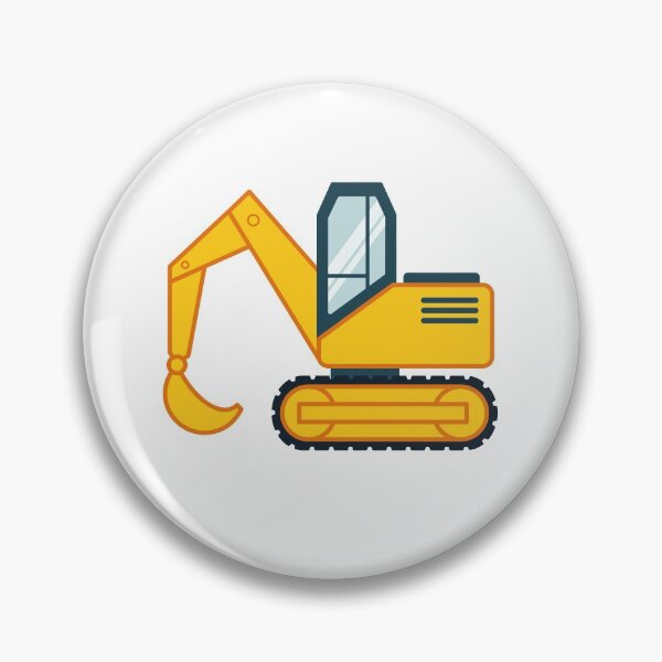 Item preview, Cute excavator for the little construction worker designed and sold by Between Clouds.