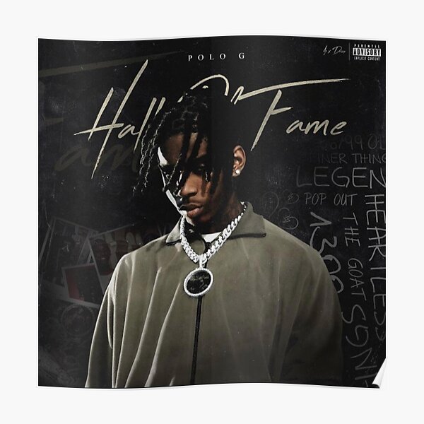 Hall Of Fame G Album Cover Posters Redbubble
