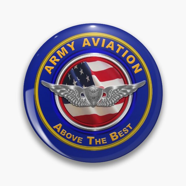 Item preview, Army Aviation  Aircrewman Wings “Above The Best” designed and sold by SoldierAlways.
